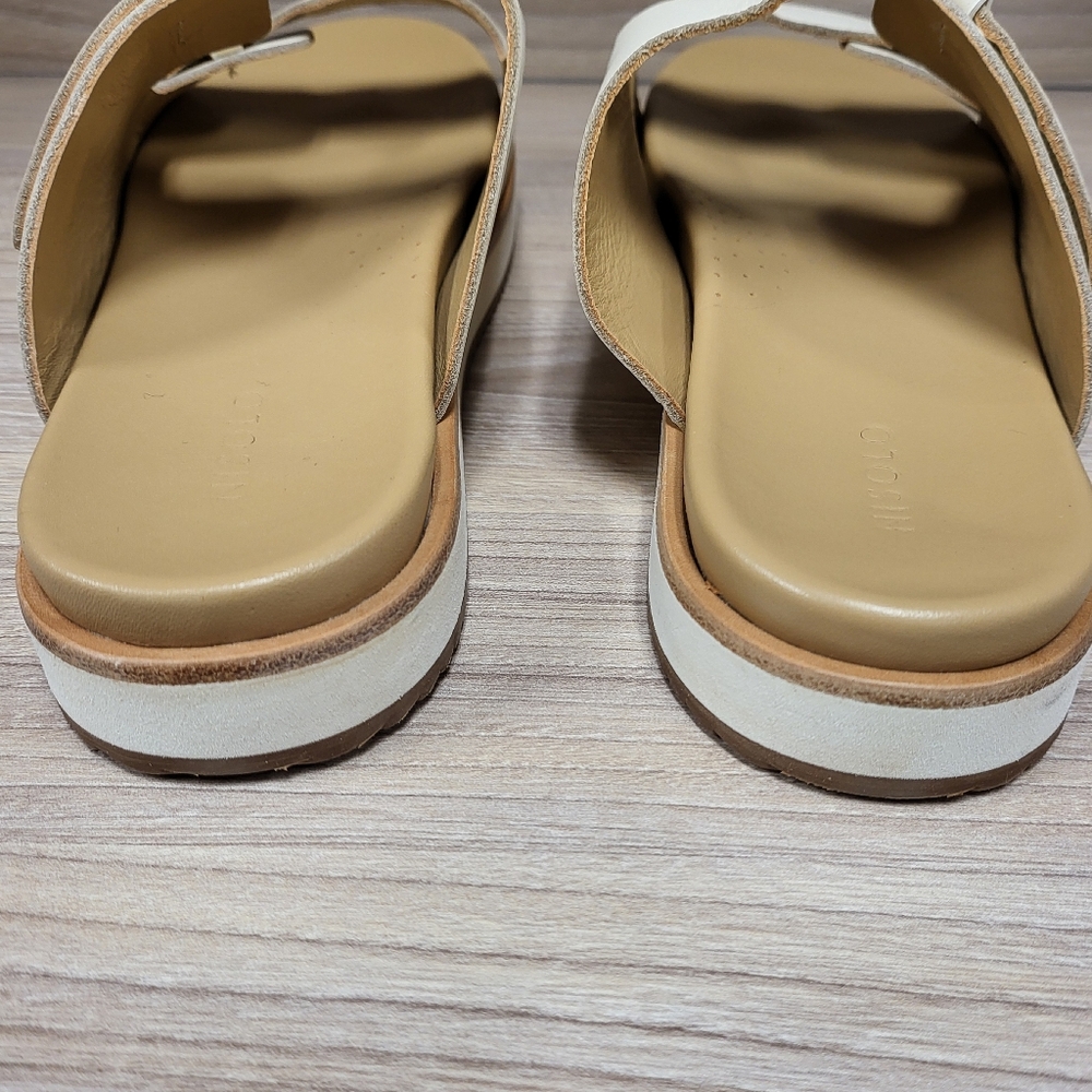 Like New Nisolo Ella Flatform Slide (color Bone), Size 8 - Picture 10 of 11